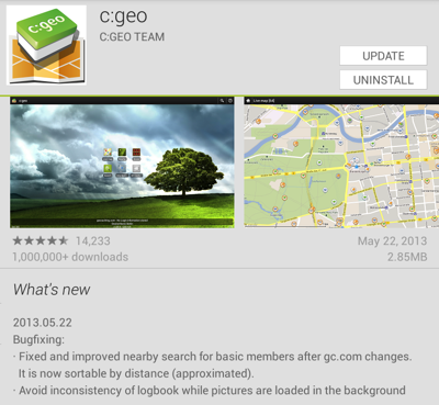cgeo20130522.png c:geo version 2013.05.22