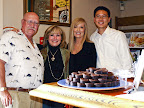 Harry Saltzgaver, editor of the Long Beach Gazette, Nancy Foster, wife of Long Beach Mayor Foster, Judy Seal, Executive Director of the Long Beach Education Foundation and Renny Chu, Administrative Assistant to the office of the LBUSD Superintendent pose at the Progressive Dinner Party Long Beach fundraiser for the Save LBUSD Middle School Sports campaign. Harry Saltzgaver, editor of the Long Beach Gazette, Nancy Foster, wife of Long Beach Mayor Foster, Judy Seal, Executive Director of the Long Beach Education Foundation and Renny Chu, Administrative Assistant to the office of the LBUSD Superintendent pose at the Progressive Dinner Party Long Beach fundraiser for the Save LBUSD Middle School Sports campaign.