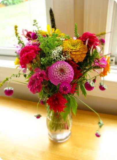 flowers from farmer's market