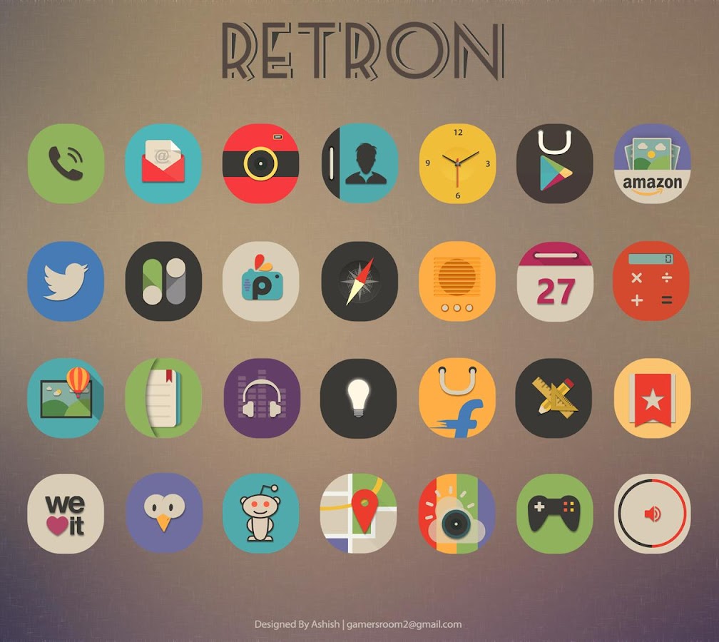    Retron icon pack- screenshot  
