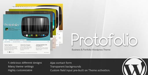 Protofolio Business & Portfolio Wordpress - 5 in 1 - Business Corporate