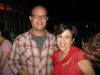 Josh of Elan Artists and me.