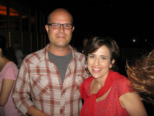 Josh of Elan Artists and me.