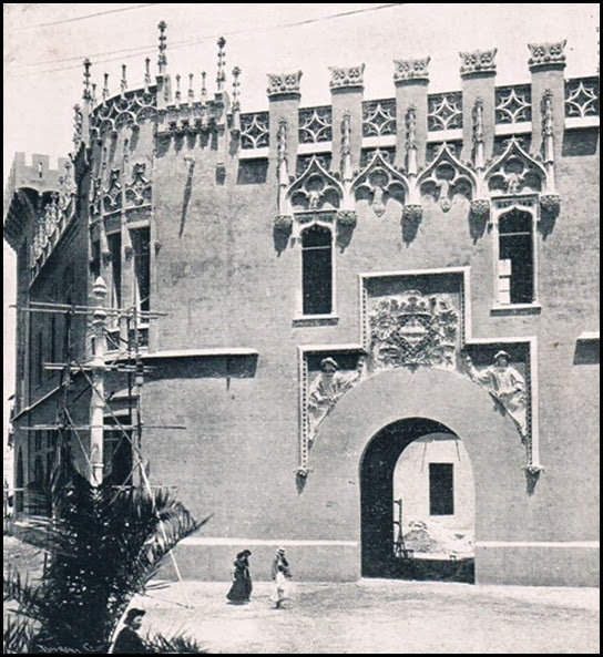 Palacio Municipal en construcción. 1909 Palacio Municipal en construcción. 1909