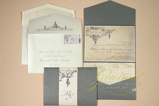 pocketfold invitations crystal theme wedding invitations 