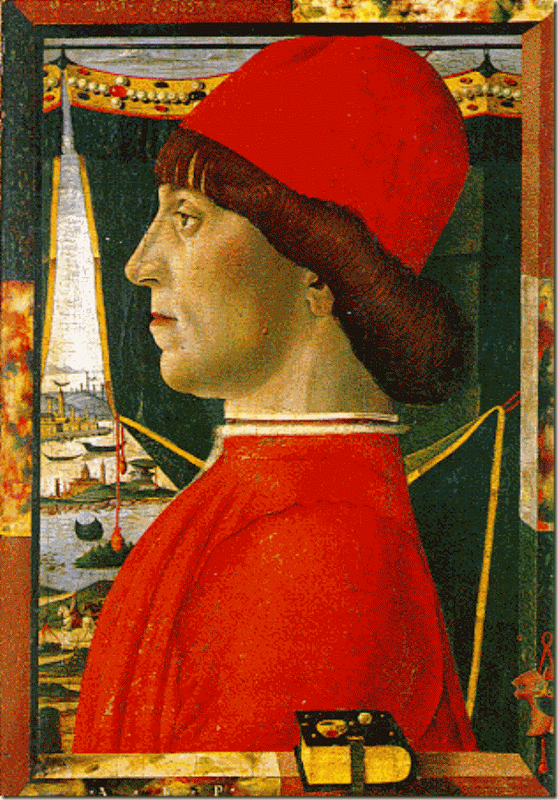 Portrait d’homme de profil, Ecole italienne de la Renaissance