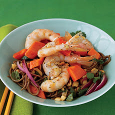 Papaya, Shrimp, and Soba Salad