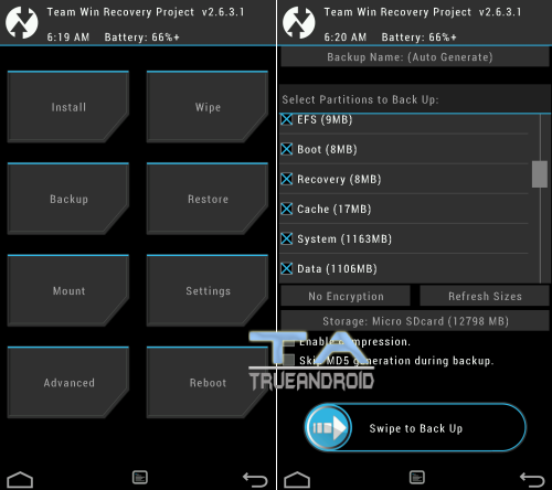 True Android | #1 Custom Android Resource: Install TWRP Recovery 2.6.3