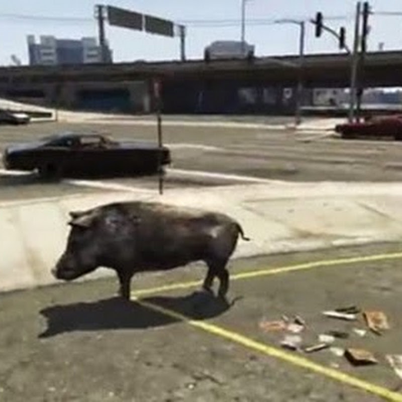 Grand Theft Auto V plus Goat Simulator ist gleich Chaos