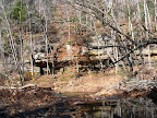 Lusk Creek at Natural Bridge crossing on trail 486