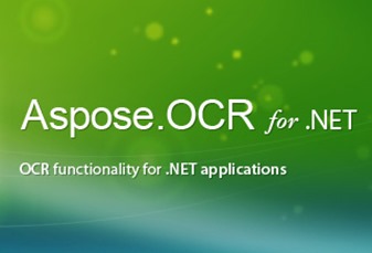 Aspose OCR for .NET Application