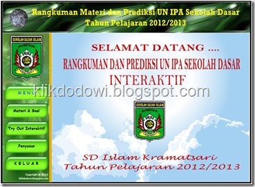 Rangkuman dan soal prediksi un ipa SD 2013 | Coretan Kertas Sekolah