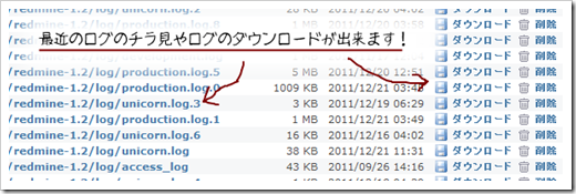 logs