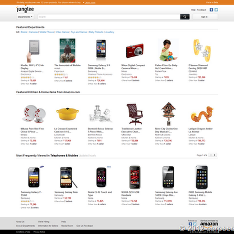 Amazon enters Indian Market–its Junglee.com