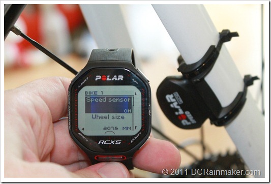 Polar WIND Speed Sensor on RCX5 Configuration