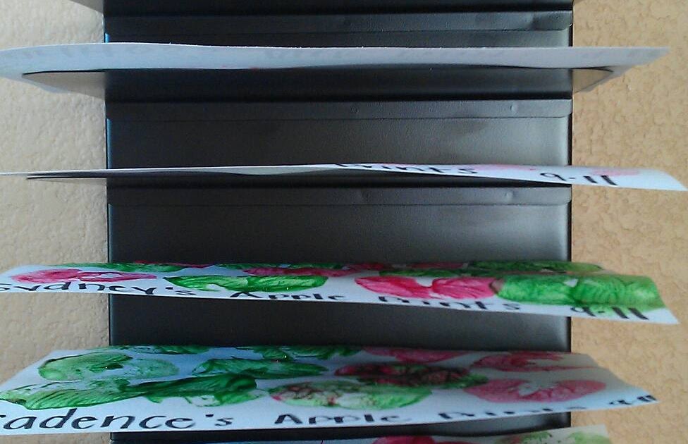 Lil' Scholars University's Blog Spot DIY Drying Wall Rack (or puzzle rack)