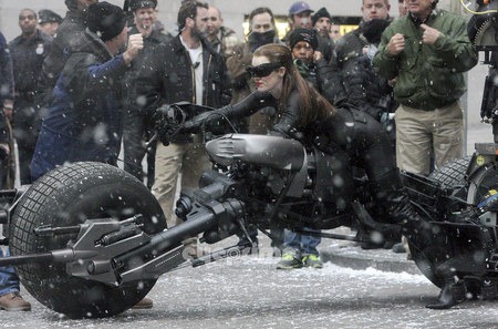 On Location for "Batman - The Dark Knight Rises" in NY
