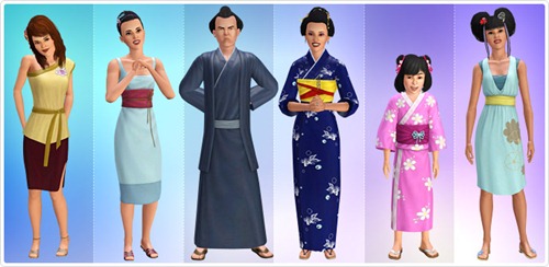 Coleção de Roupas Inspiradas no Japão Coleção de Roupas Inspiradas no Japão