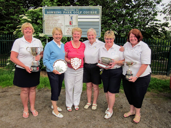 Bowring Ladies with their trophies from the MLMGC 2011
