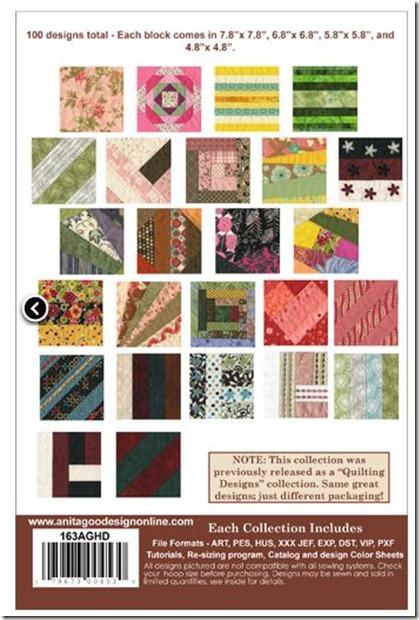 AG design in the hoop quilt