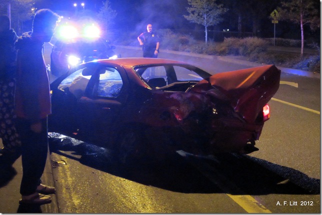 Drunk driver crash and run.  Powell Blvd.  Gresham, Oregon.  May 9, 2012.  12:13 AM.