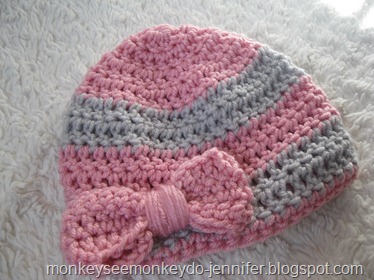 baby girl bow hat (2)