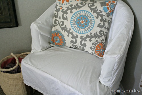 home.made. Slipcover Chair