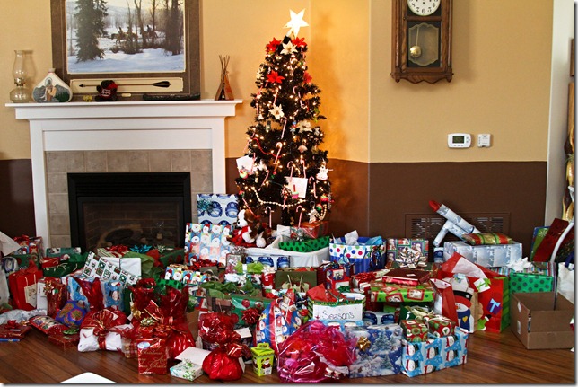 Presents at Nanas house