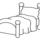 DIBUJOS DE CAMAS PARA COLOREAR