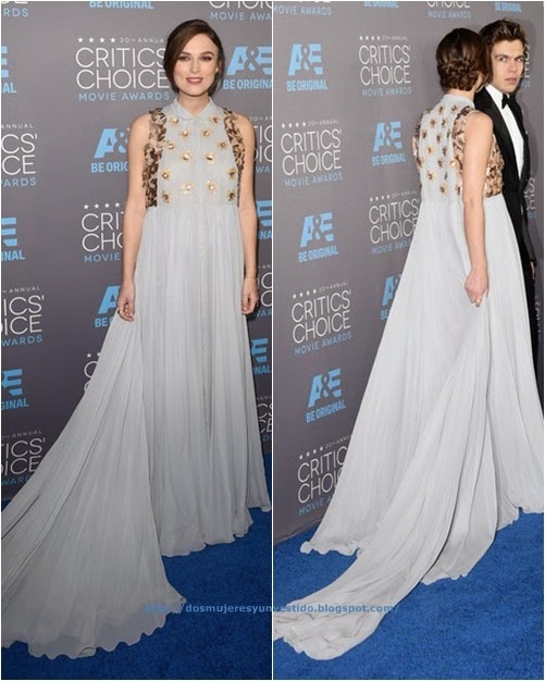 Keira Knightley attends the 20th annual Critics Choice Movie Awards