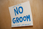 A witty sign for the girls' prep room.