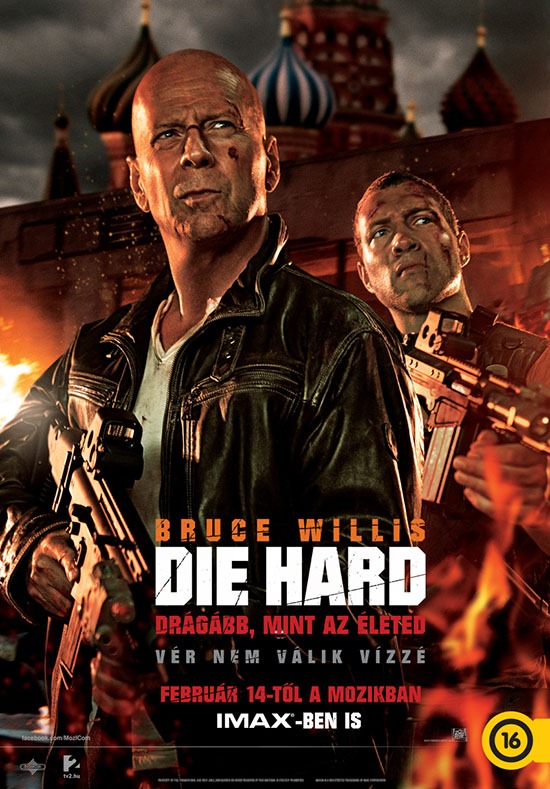 Második Die Hard - Drágább, mint az életed magyar plakát