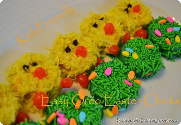 Easy Oreo Easter Chicks