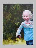Amber - 60 x 80 cm - olieverf op paneel (opdracht)