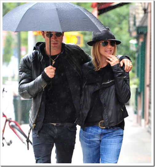 Jennifer Anistone and Justin Theroux