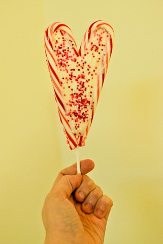 Valentine's day candy cane heart lollipops-5