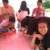 Teambuilding participants “borrowing” our table in Blue Jaz