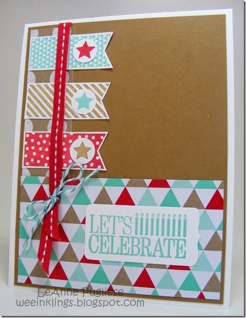 LeAnne Pugliese WeeInklings Stampin Up Birthday Fresh Prints