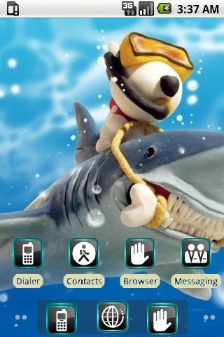 Monk Feeds Shark [SQTheme] ADW