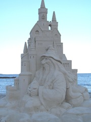 Sand sculpture West Dennis Beach 1 8.4.2013