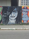 Grafite Menina De Olhar Triste