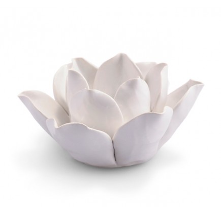 Ceramic Flower Votive, $12, cwonder.com.