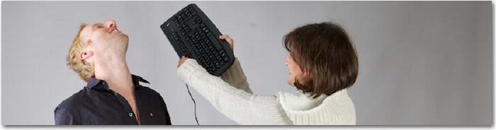  Goal for 2012: Avoid getting hit with keyboard from girlfriend
