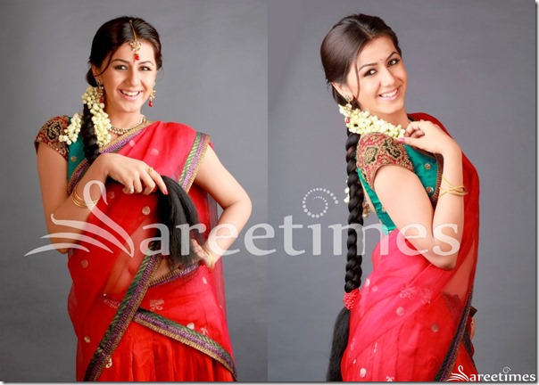 Nikitha_Red_Half_Saree Nikitha_Red_Half_Saree