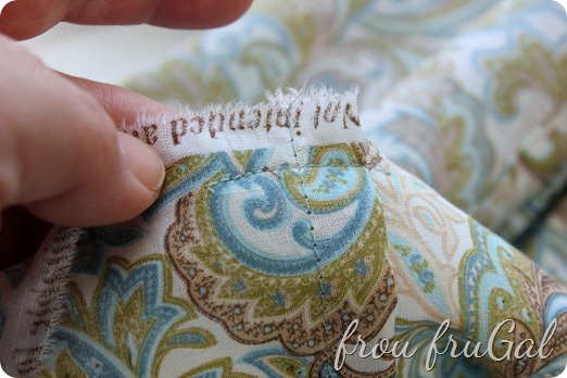 Sew Overlap Hemmed Edges Sew Overlap Hemmed Edges