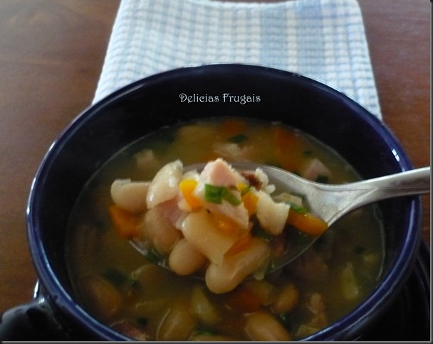 Sopa de Feijão branco sopa de feijão branco - delicias frugais