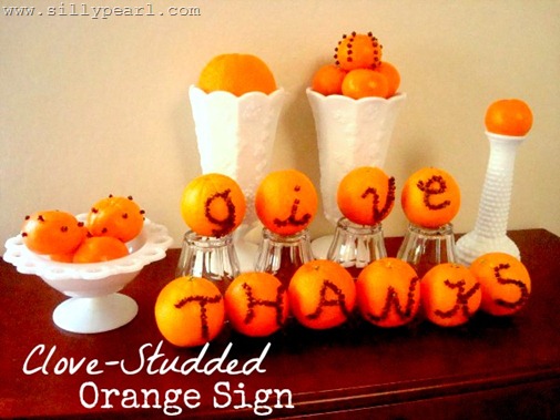 Clove-Studded Orange Sign by The Silly Pearl