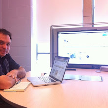 My first visit to the UW Media Space room, w/ @scottmacklin & @hrhmedia