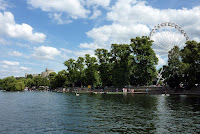 Windsor castle and ferris wheel