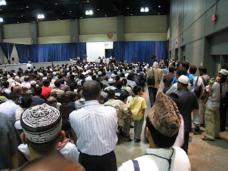 A back shot of the crowd